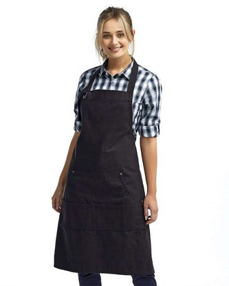  Custom Logo Artisan Collection by Reprime Calibre Heavy Canvas Apron with Pocket RP137 Embroidered 