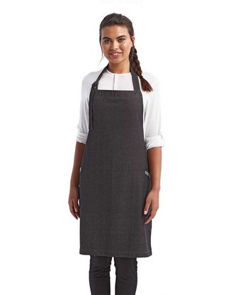 Company Branded Artisan Collection by Reprime ‘Regenerate’ Recycled Bib Apron RP122 With Logo