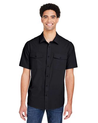 Custom Logo CORE365 Men's Ultra UVP® Marina Shirt CE510 Embroidered
