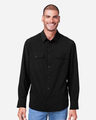 Company Branded CORE365 Men's Ultra UVP® Marina Shirt CE510L With Logo