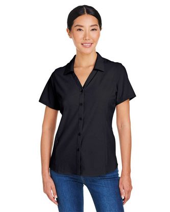 Custom Logo CORE365 Women's Ultra UVP® Marina Shirt CE510W Embroidered