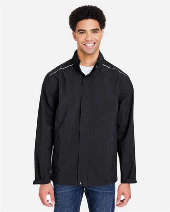 Custom Embroidered CORE365 Men's Barrier Rain Jacket CE712 With Logo