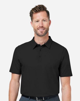  Custom Logo Devon & Jones Men's Raleigh Stretch Polo DG120 Embroidered 