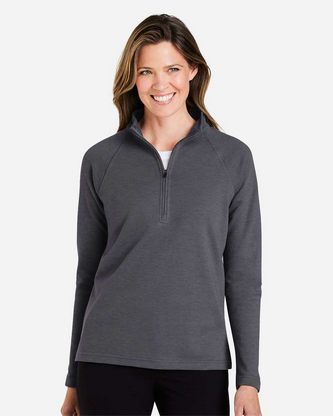  Custom Embroidered Devon & Jones Women's New Classics® Charleston Quarter-Zip Pullover DG481WZ With  