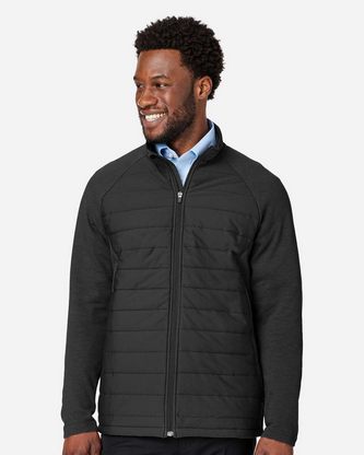 Custom Logo Devon & Jones Men's New Classics® Charleston Hybrid Jacket DG704 Embroidered