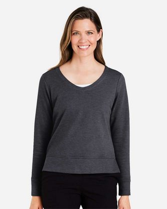 Company Branded Devon & Jones Women's New Classics® Charleston Pullover DG482W With Logo