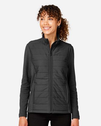  Company Branded Devon & Jones Women's New Classics® Charleston Hybrid Jacket DG704W With Logo 