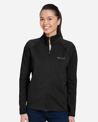  Custom Embroidered Marmot Women's Leconte Fleece Jacket M15392 With Logo 