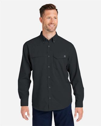 Company Branded HUK Tide Point Long Sleeve Shirt H150172 With Logo