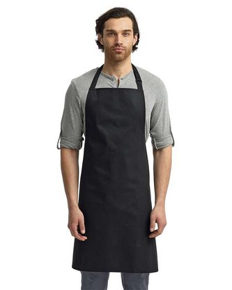 Custom Logo Artisan Collection by Reprime Recycled Bib Apron RP150 Embroidered