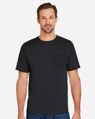 Custom Embroidered Harriton Unisex Charge Snag and Soil Protect T-Shirt M118 With Logo