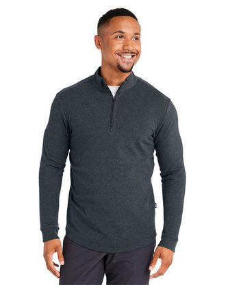  Custom Embroidered Swannies Emery Quarter-Zip Pullover SWE500 With Logo 