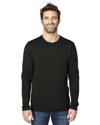  Custom Embroidered Threadfast Apparel Ultimate CVC Long Sleeve T-Shirt 100LS With Logo 