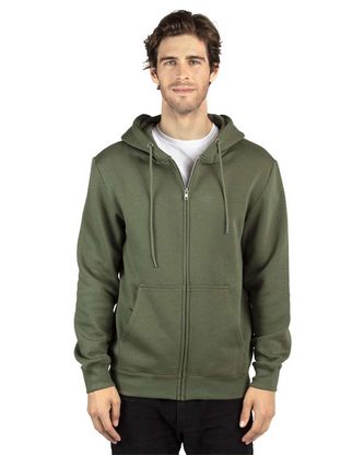  Custom Logo Threadfast Apparel Fleece Full-Zip Hooded Sweatshirt 320Z Embroidered 