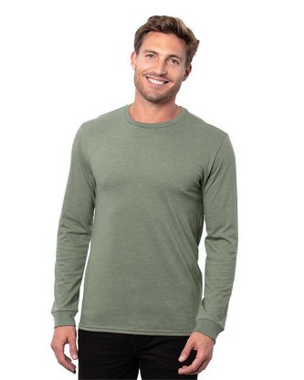  Custom Logo Threadfast Apparel Epic CVC Long Sleeve T-Shirt T3001 Embroidered 