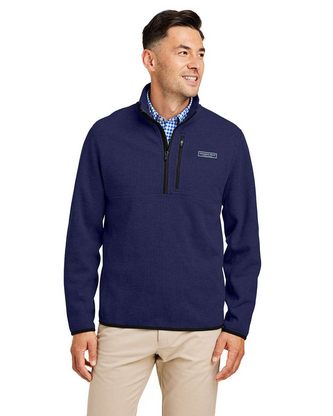  Custom Logo vineyard vines Mountain Sweaterfleece Quarter-Zip Pullover K004694 Embroidered 