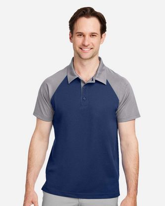 Custom Embroidered Team 365 Men's Command Snag-Protection Colorblock Polo TT21C With Logo