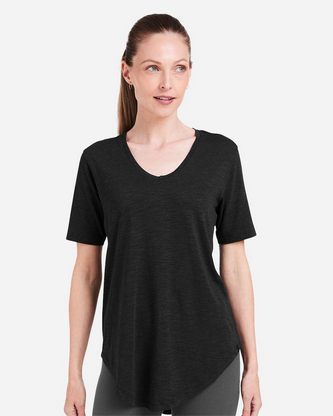 Custom Logo TASC Performance Inc Women's Longline T-Shirt TW668S Embroidered