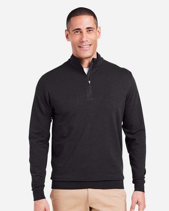  Company Branded TASC Performance Inc Cloud French Terry Quarter-Zip Pullover TM616 With Logo 