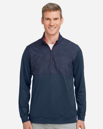 Custom Embroidered Puma Golf Volition Camo Cover Quarter-Zip Pullover 537472 With Logo