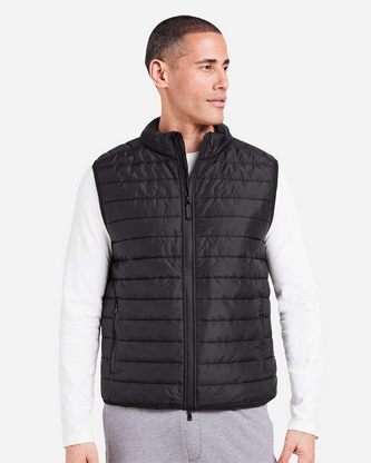  Custom Logo TASC Performance Inc Quilted Puffer Vest TM759 Embroidered 