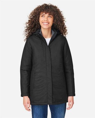  Custom Logo CORE365 Women's Inspire 3-in-1 Jacket with Insulated Liner CE725W Embroidered 
