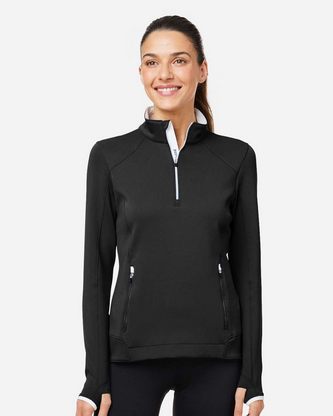 Custom Embroidered Zero Restriction Women's Sofia Quarter-Zip Pullover L1022L With Logo