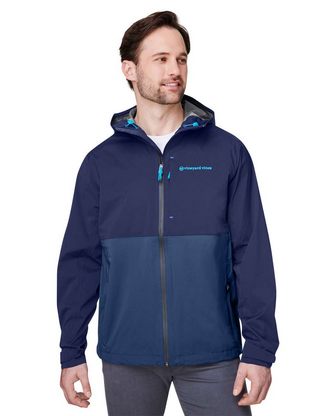 Custom Embroidered vineyard vines On-The-Go Packable Rain Shell O001647 With Logo