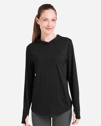 Company Branded TASC Performance Inc Women's Recess Hooded Pullover TW850S With Logo