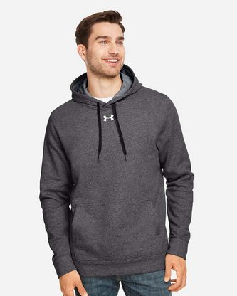 Custom Embroidered Under Armour Hustle Hooded Sweatshirt 1300123 With Logo