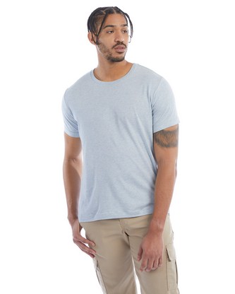 Unisex Botannical Dye T-Shirt - HTHR BOTNCL AQUA - XS