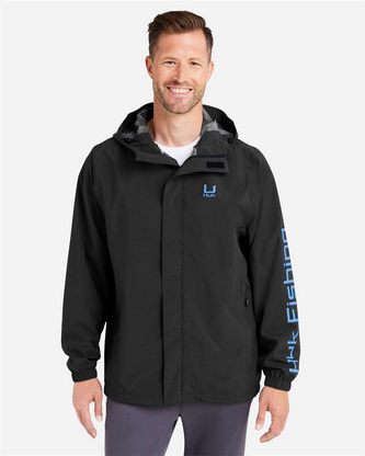  Custom Embroidered HUK Storm Rain Jacket H400159 With Logo 