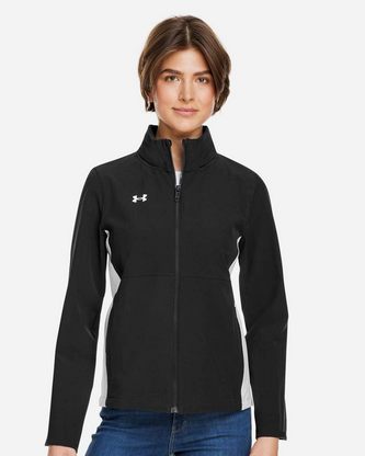 Company Branded Under Armour Women's Rival Stretch Jacket 1389661 With Logo