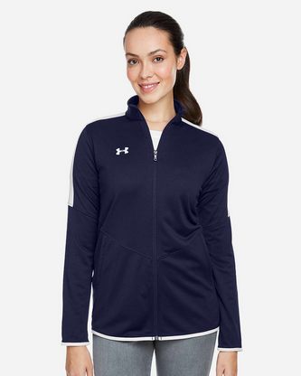 Custom Logo Under Armour Women's Rival Knit Jacket 1326774 Embroidered