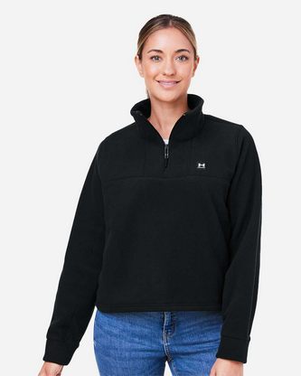 Company Branded Under Armour Women's Expanse Fleece Half-Zip 1387024 With Logo