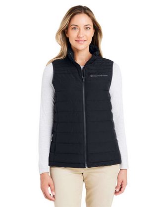  Company Branded vineyard vines Women's Mountain Weekend Puffer Vest O001806 With Logo 