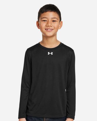  Custom Embroidered Under Armour Youth Tech Team Long Sleeve T-Shirt 1377488 With Logo 