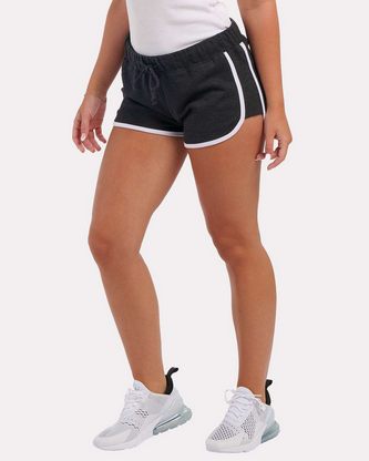  Custom Logo Boxercraft Women's French Terry Shorts BW6402 Embroidered 