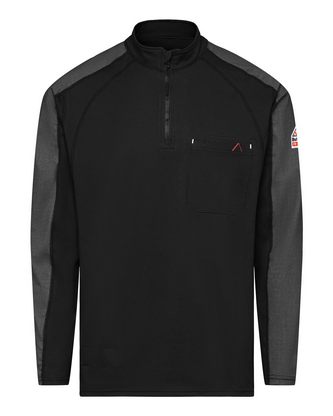 Custom Embroidered Bulwark Men's Flex Knit Quarter-Zip Pullover STZ2 With Logo