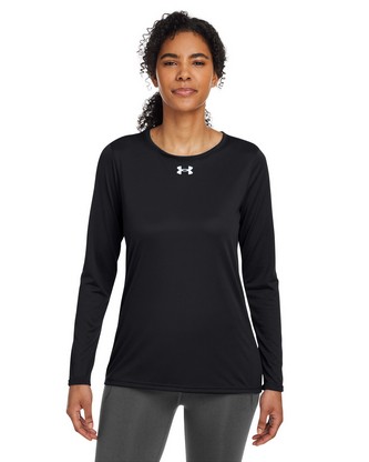 Custom Embroidered Ladies' Team Tech Long-Sleeve T-Shirt With Logo