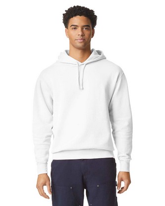 Unisex Lighweight Cotton Hooded Sweatshirt - WHITE - S