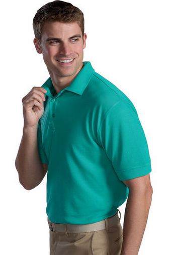 Custom Embroidered Edwards Men's Soft Touch Blended Pique Polo - 1500