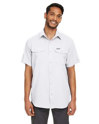  Men's Utilizer™ II Solid Performance Short-Sleeve Shirt - WHITE - S 