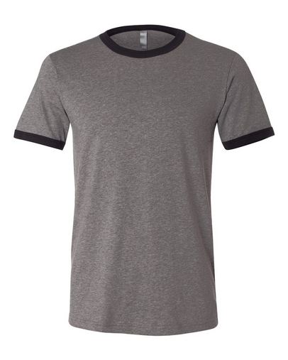  Custom Logo Union-Made Long Sleeve Pocket T-Shirt BELLA + CANVAS 3055 