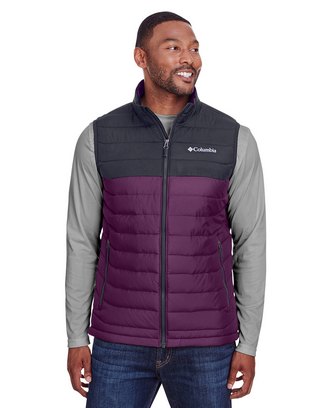 Men's Powder Lite™ Vest - BLK CHRRY/ SHARK - S