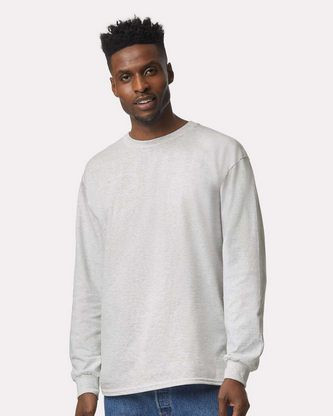 Company Branded Gildan Ultra Cotton® Long Sleeve T-Shirt 2400 With Logo