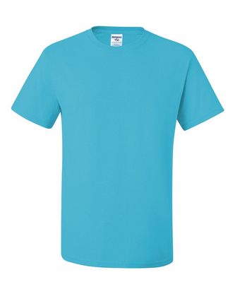  Custom Embroidered JERZEES Dri-Power® 50/50 T-Shirt 29MR With Logo 