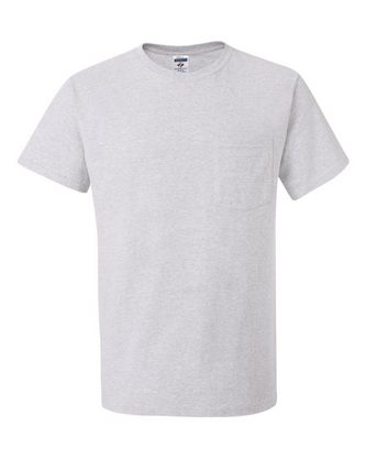 Company Branded JERZEES Dri-Power® 50/50 Pocket T-Shirt 29MPR With Logo