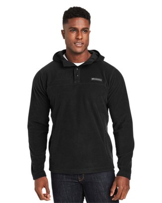Men's Steens Mountain Novelty™ Half-Snap Hooded Jacket - BLACK - S