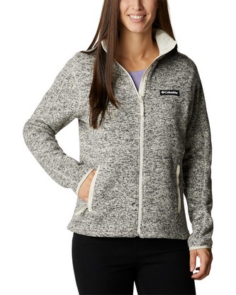 Ladies' Sweater Weather Full-Zip - CHALK HEATHER - XS